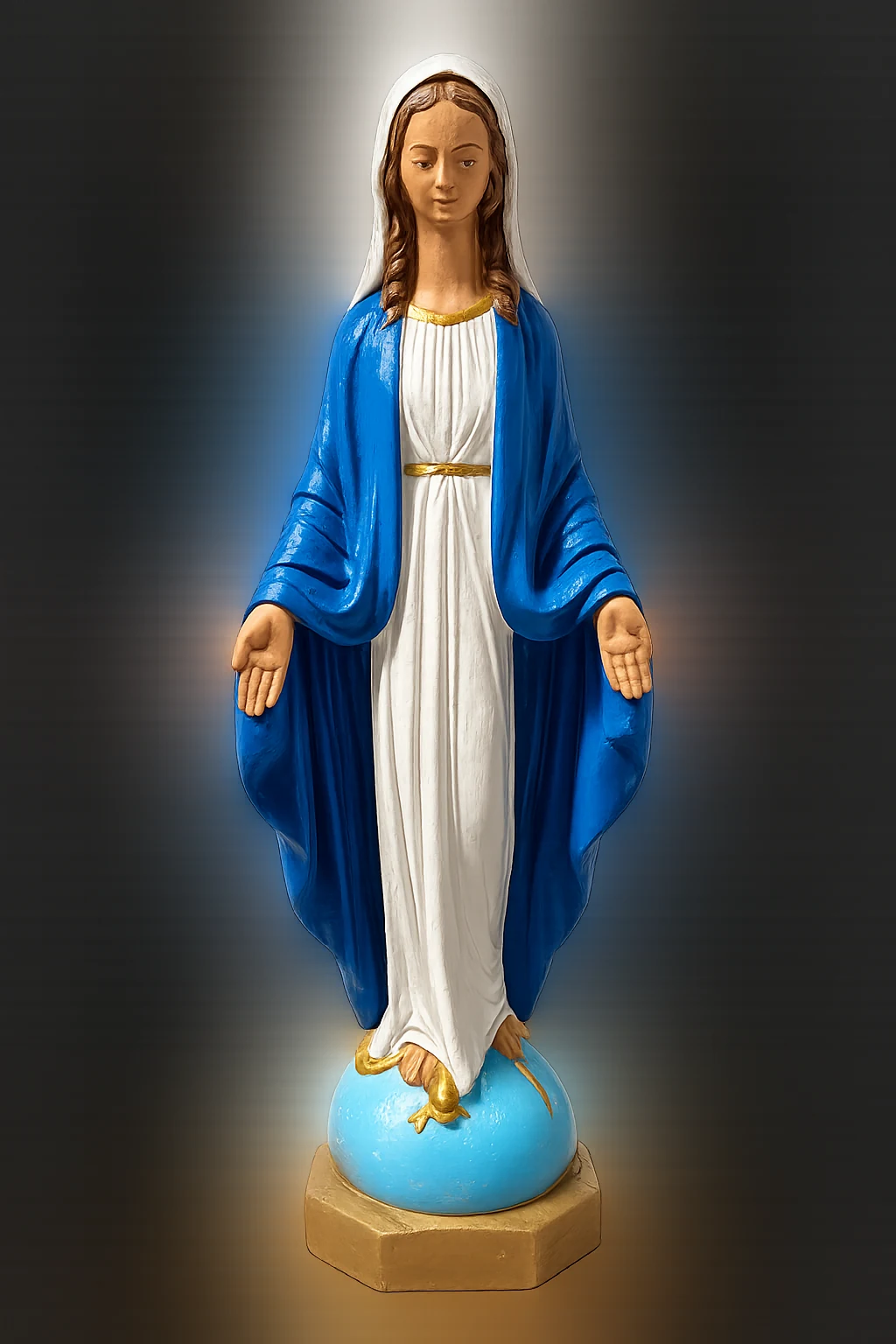 Statue of Our Lady, the prize in the prayer intention drawing